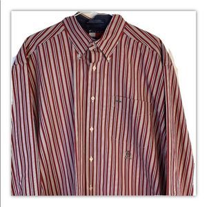 VTG Tommy Hilfiger striped retro men’s shirt 7771 Y2K button